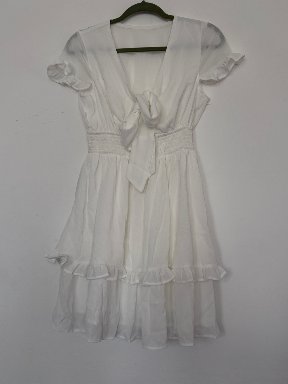 Prettygarden white mini dress